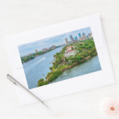 フロリダ州タンパ湾 長方形シール (封筒)