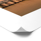 フロリダ州ダネジンの夕日 ポスター (角)