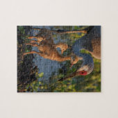 フロリダ州チックスとサンドヒルクレーン ジグソーパズル (横)