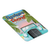 フロリダ州デイトナビーチ アメリカ ヴィンテージ トラベル ポスター マグネット (右側)