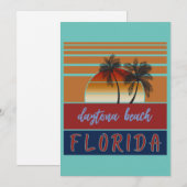 フロリダ州デイトナビーチ 招待状 (正面/裏面)