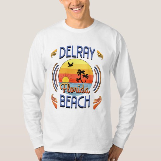 フロリダ州デルレイ・ビーチ Tシャツ (正面)