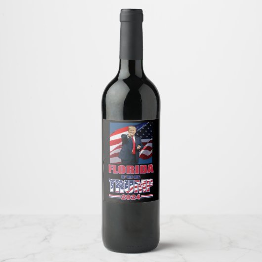 フロリダ州トランプ ワインラベル (正面)