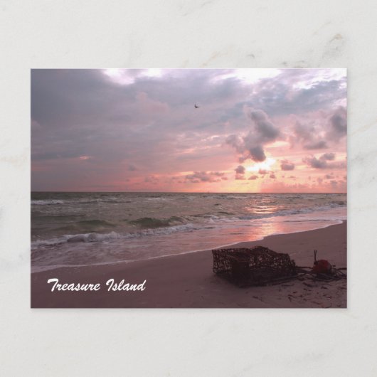 フロリダ州トレジャーアイランド ポストカード (正面)