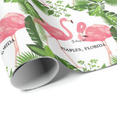 フロリダ州ナポリからの挨拶 ラッピングペーパー (ロールコーナー)