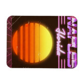 フロリダ州ネイプルス 1980年代 トラベルポスター マグネット (横)