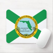 フロリダ州ハリウッド国旗 マウスパッド (マウス)