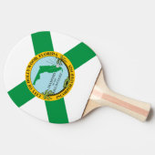 フロリダ州ハリウッド国旗 卓球ラケット (横)