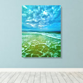 フロリダ州フォートウォルトンビーチ キャンバスプリント (インサイチュ (ウッドフロア))