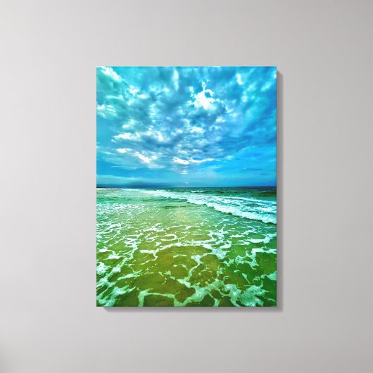 フロリダ州フォートウォルトンビーチ キャンバスプリント (正面)