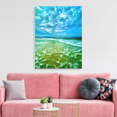 フロリダ州フォートウォルトンビーチ キャンバスプリント (インサイチュ (リビング))