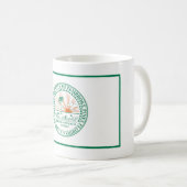 フロリダ州フォートペンブロークパインズ州旗 コーヒーマグカップ (正面右)