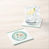 フロリダ州フォートペンブロークパインズ州旗 スクエアペーパーコースター (インサイチュ)