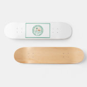 フロリダ州フォートペンブロークパインズ州旗 スケートボード (横)