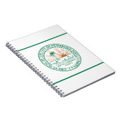 フロリダ州フォートペンブロークパインズ州旗 ノートブック (右側)