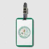 フロリダ州フォートペンブロークパインズ州旗 ラゲッジタグ (正面縦)