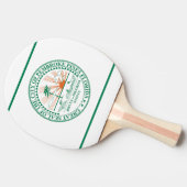 フロリダ州フォートペンブロークパインズ州旗 卓球ラケット (横)