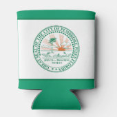 フロリダ州フォートペンブロークパインズ州旗 缶クーラー (裏面)