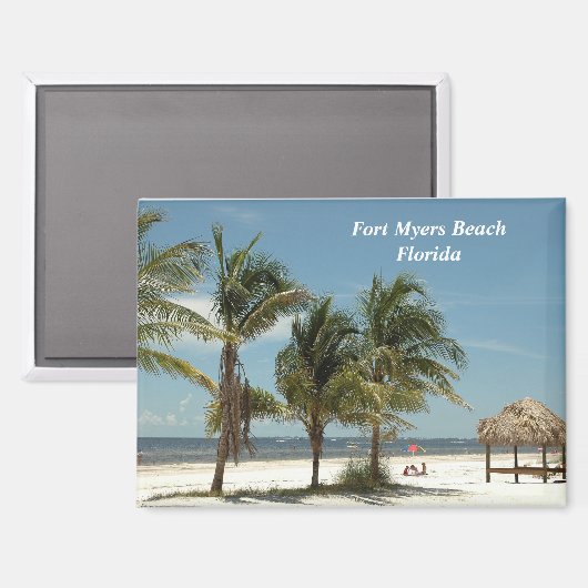 フロリダ州フォートマイヤーズビーチ マグネット (正面/裏面)
