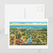 フロリダ州フォートローダーデールのヴィンテージビュー ポストカード (正面/裏面)