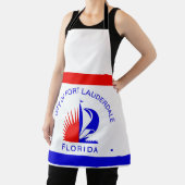 フロリダ州フォートローダーデール州旗 エプロン (インサイチュ)