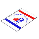 フロリダ州フォートローダーデール州旗 ノートブック (左側)