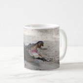 フロリダ州フォートローダーデール，アリゲーター コーヒーマグカップ (正面右)