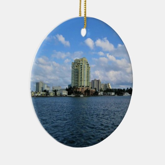 フロリダ州フォートローダーデール セラミックオーナメント (右)