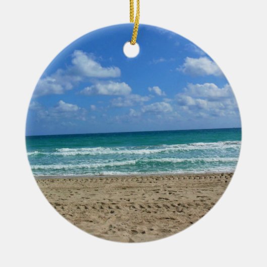 フロリダ州フォートローダーデール セラミックオーナメント (正面)