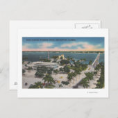 フロリダ州ブラデントン – マナティー川を一望 ポストカード (正面/裏面)