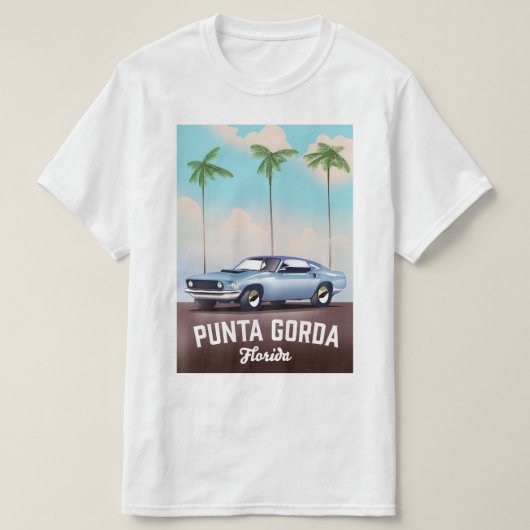フロリダ州プンタゴルド Tシャツ (デザイン正面)