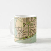 フロリダ州ベニス ヴィンテージ地図 コーヒーマグカップ (正面左)