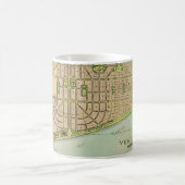 フロリダ州ベニス ヴィンテージ地図 コーヒーマグカップ (中央)