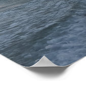 フロリダ州ペンサコーラビーチの美しい夕日 ポスター (角)