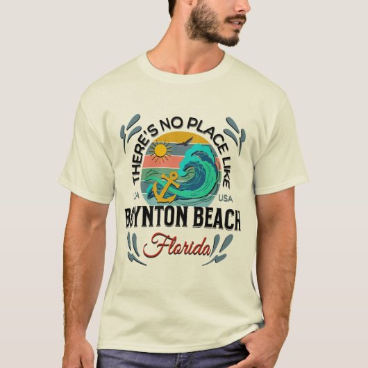 フロリダ州ボイントンビーチ Tシャツ (正面)