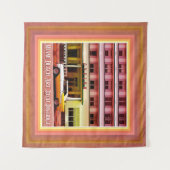 フロリダ州マイアミのアールデコ地区のOldtimer タペストリー (正面(横))