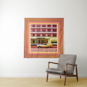 フロリダ州マイアミのアールデコ地区のOldtimer タペストリー (インサイチュ)