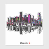 フロリダ州マイアミのグラフィティ シール (シート)