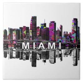 フロリダ州マイアミのグラフィティ タイル