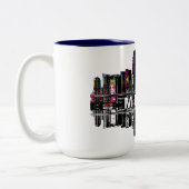 フロリダ州マイアミのグラフィティ ツートーンマグカップ (左)