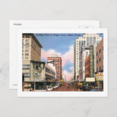 フロリダ州マイアミのフラグラー・セントヴィンテージ ポストカード (正面/裏面)