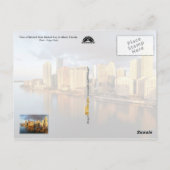 フロリダ州マイアミのブリックル・スカイライン ポストカード (裏面)