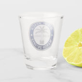 フロリダ州マイアミビーチシール ショットグラス (裏面)