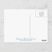 フロリダ州マイアミビーチ、マイアミ・スカイライン ポストカード (裏面)