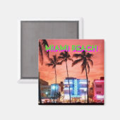 フロリダ州マイアミビーチ マグネット (正面/裏面)