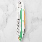 フロリダ州マイアミ国旗、ウェイターのコルク抜き ソムリエナイフ (正面)