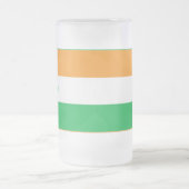 フロリダ州マイアミ州旗フロストグラスビアマグカップ フロストグラスビールジョッキ (中央)