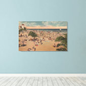 フロリダ州マイアミ – サンバザーズの見解 キャンバスプリント (インサイチュ (ウッドフロア))