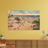 フロリダ州マイアミ – サンバザーズの見解 キャンバスプリント (インサイチュ (リビング))