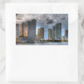 フロリダ州マイアミ 長方形シール (バッグ)